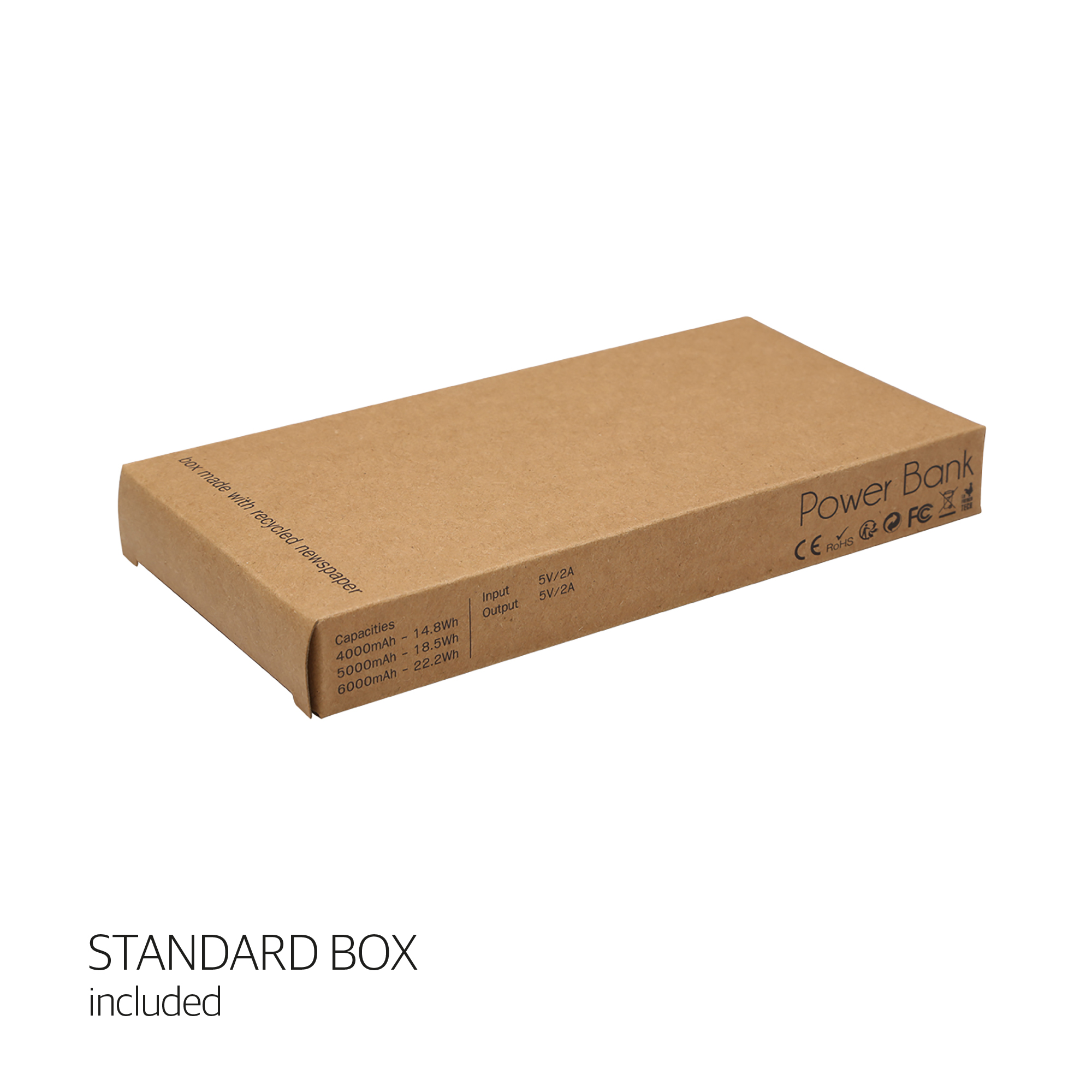 Rpet powerbank standard box
