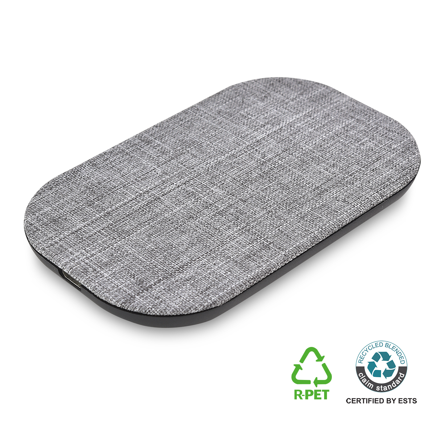 R-PET Qi 15W Textile charger